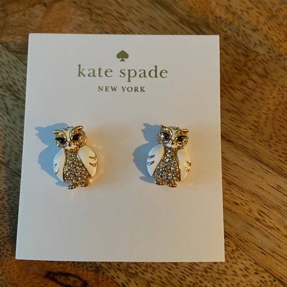 NWOT Kate Spade star bright owl stud earrings - Picture 3 of 4